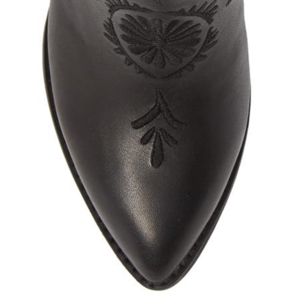NEW Seychelles Women Habitat Embroidered Scalloped Above Ankle Dress Bootie - Picture 5 of 6